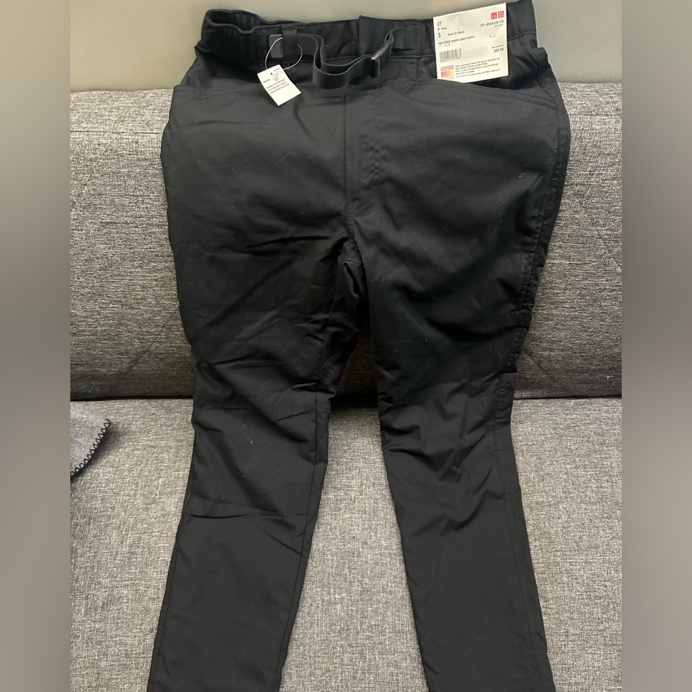 Uniqlo Men’s Heattech warm lined pants - size small. New with tags, never worn.
